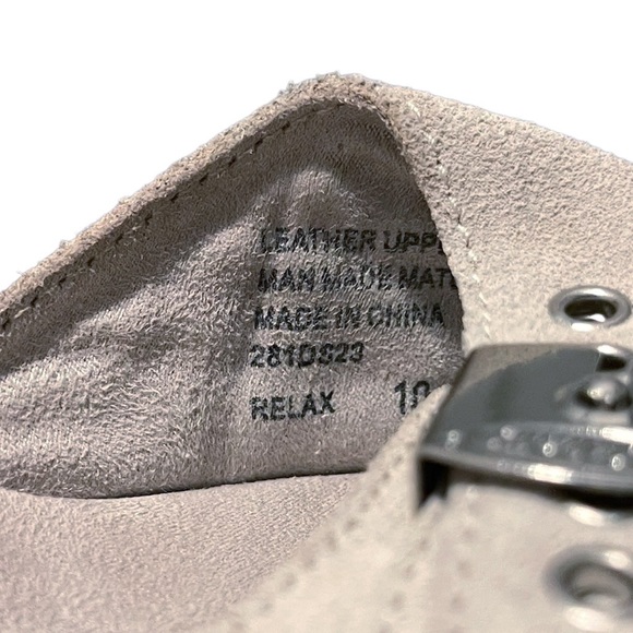 Dr. Scholl’s Relax Parchment Classic Buckle Wedge Slides - Picture 6 of 7